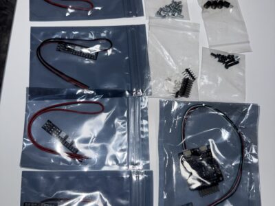 GPSモジュールとLED